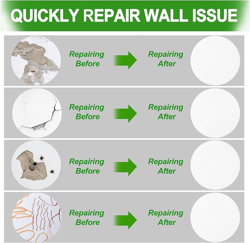 FixBuild Drywall Repair Kit, 1 Spackle Wall Repair Patch Kit, Wall Mending Agent, Quick Fix for Broken Walls - Image 5
